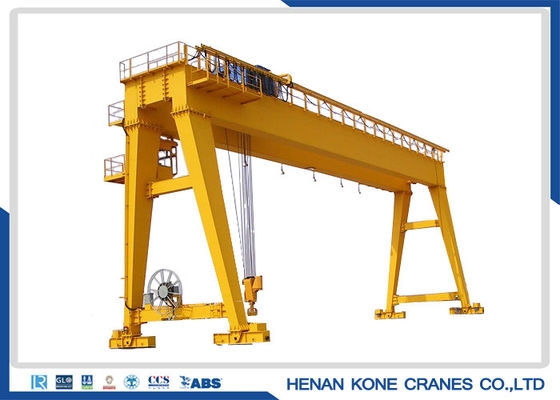 Dubbele Straal 30m 100 Ton Rail Mounted Gantry Crane